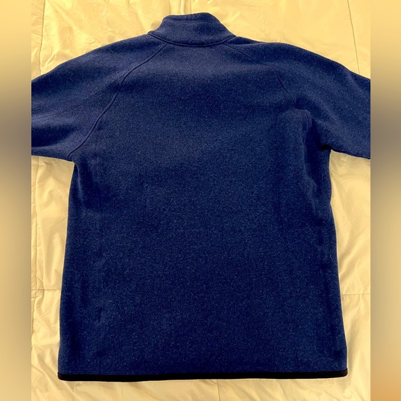Patagonia better sweater 1/4 zip in blue - Picture 2 of 3